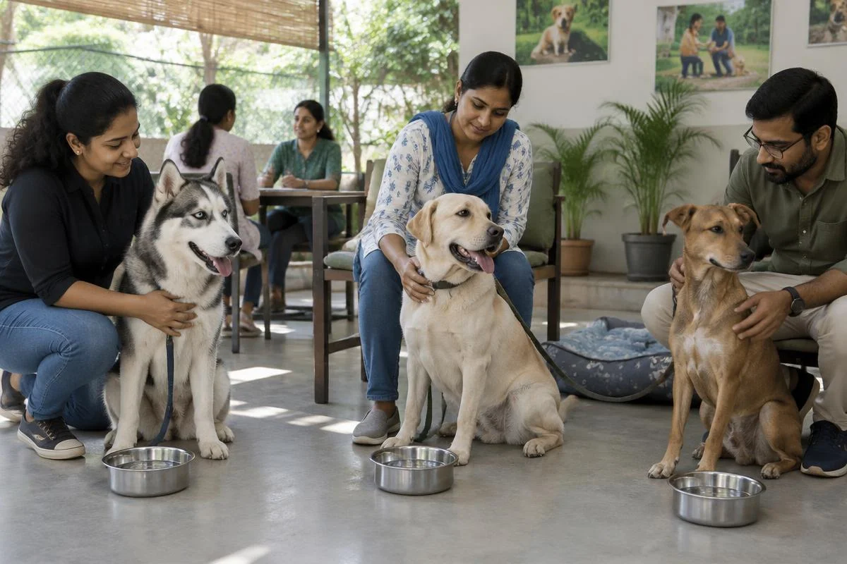 AI-generated awareness cover: A Husky or Labrador Is a Lifetime Responsibility